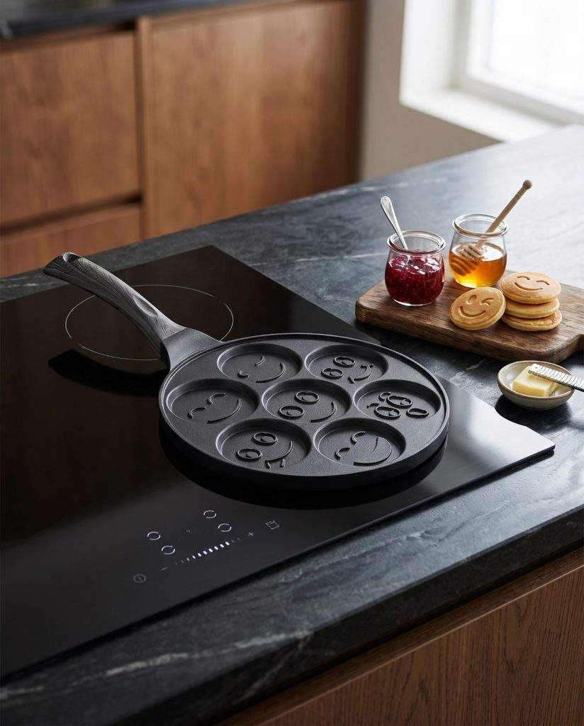 Nero Black Granite Pancake Pan
