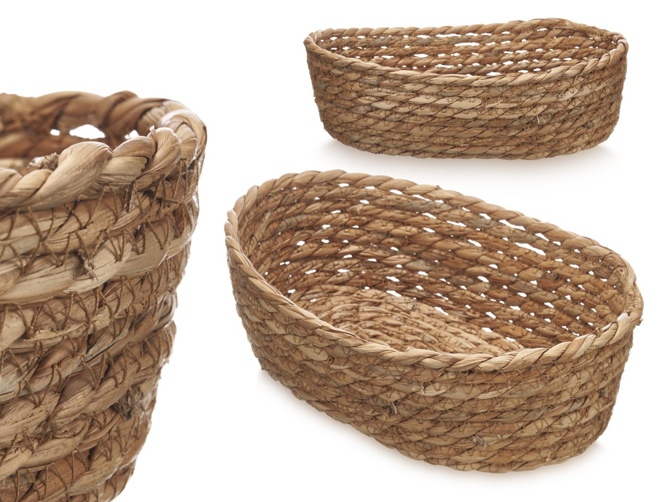 Giftdecor 26cm Oval Naturel Sepet