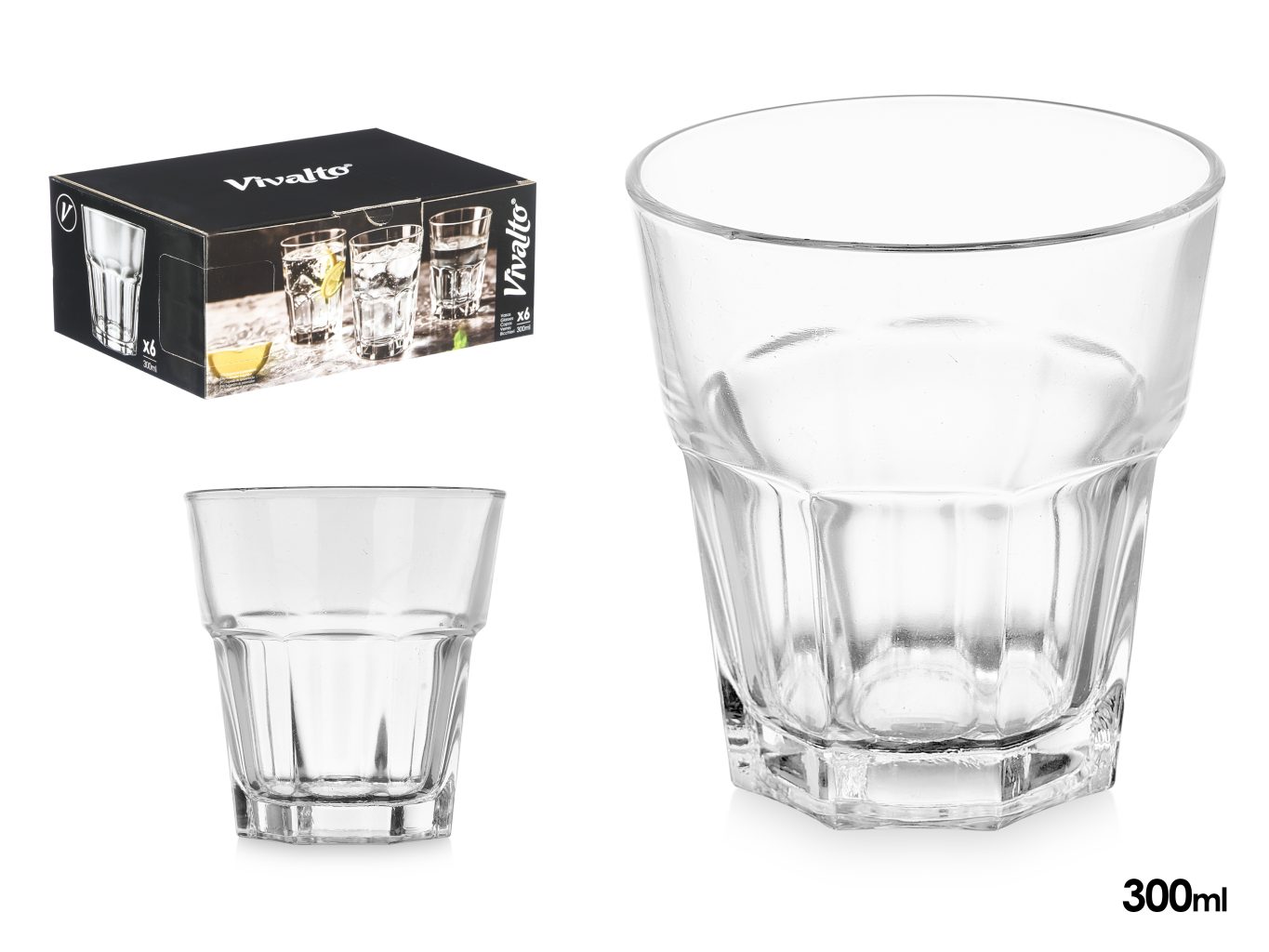 Vivalto Basic 300ml 6lı Bardak Takımı