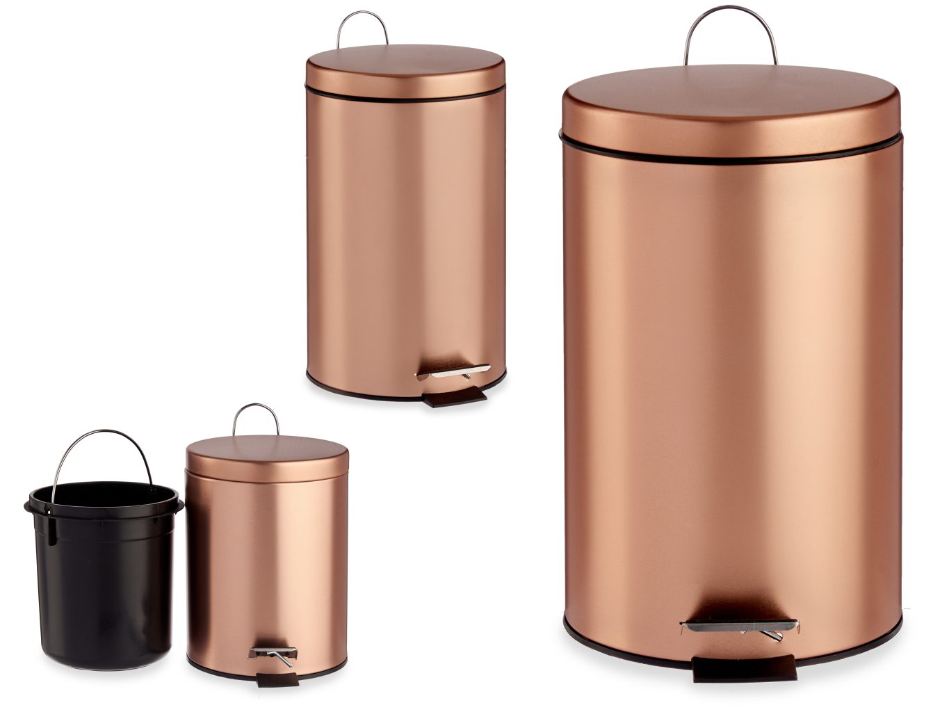 Berilo Copper 7l SS. Çöp Kutusu