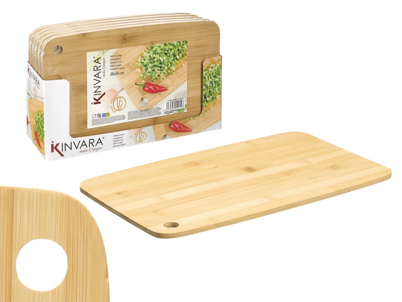 Kinvara Bamboo Kesme Tahtası