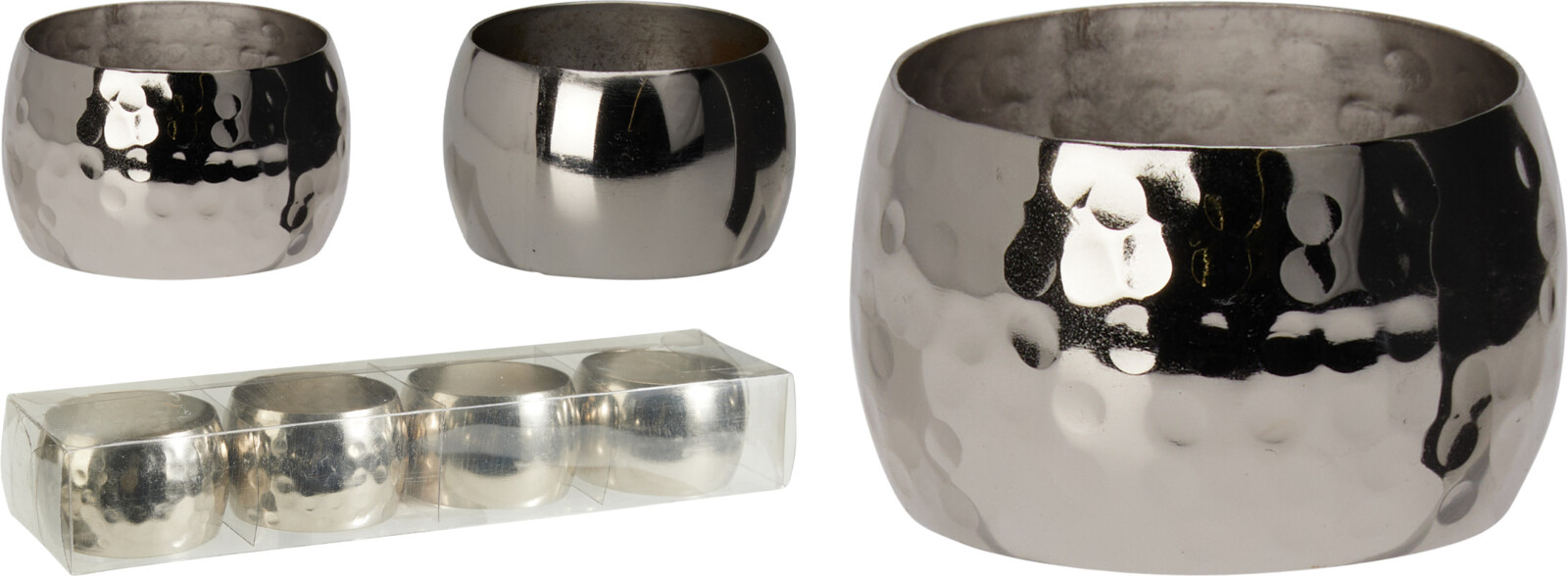 Napkinring Silver Set Of 4