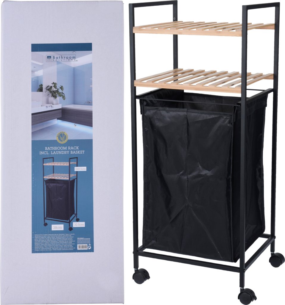 Artisan Bathroom Rack with 2 Shelves