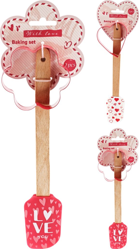 Baking Set 2PCS 4ASS Valentine