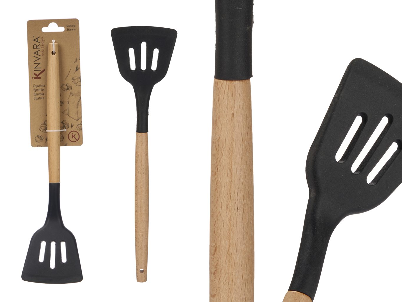 Kinvara Wood Silikon Spatula