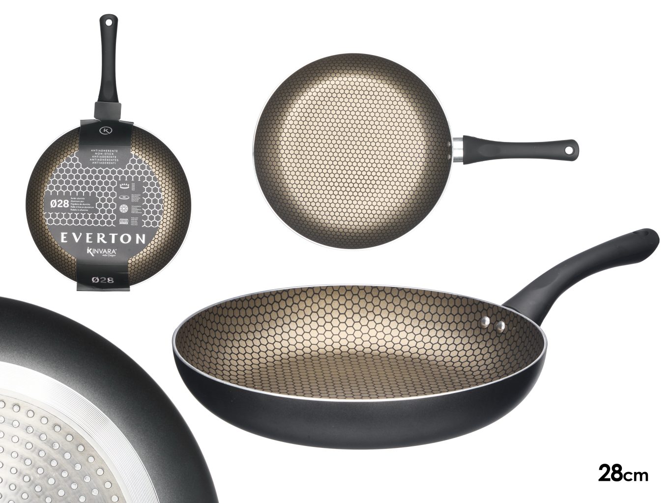 Kinvara Honeycomb 28cm Tava Induction
