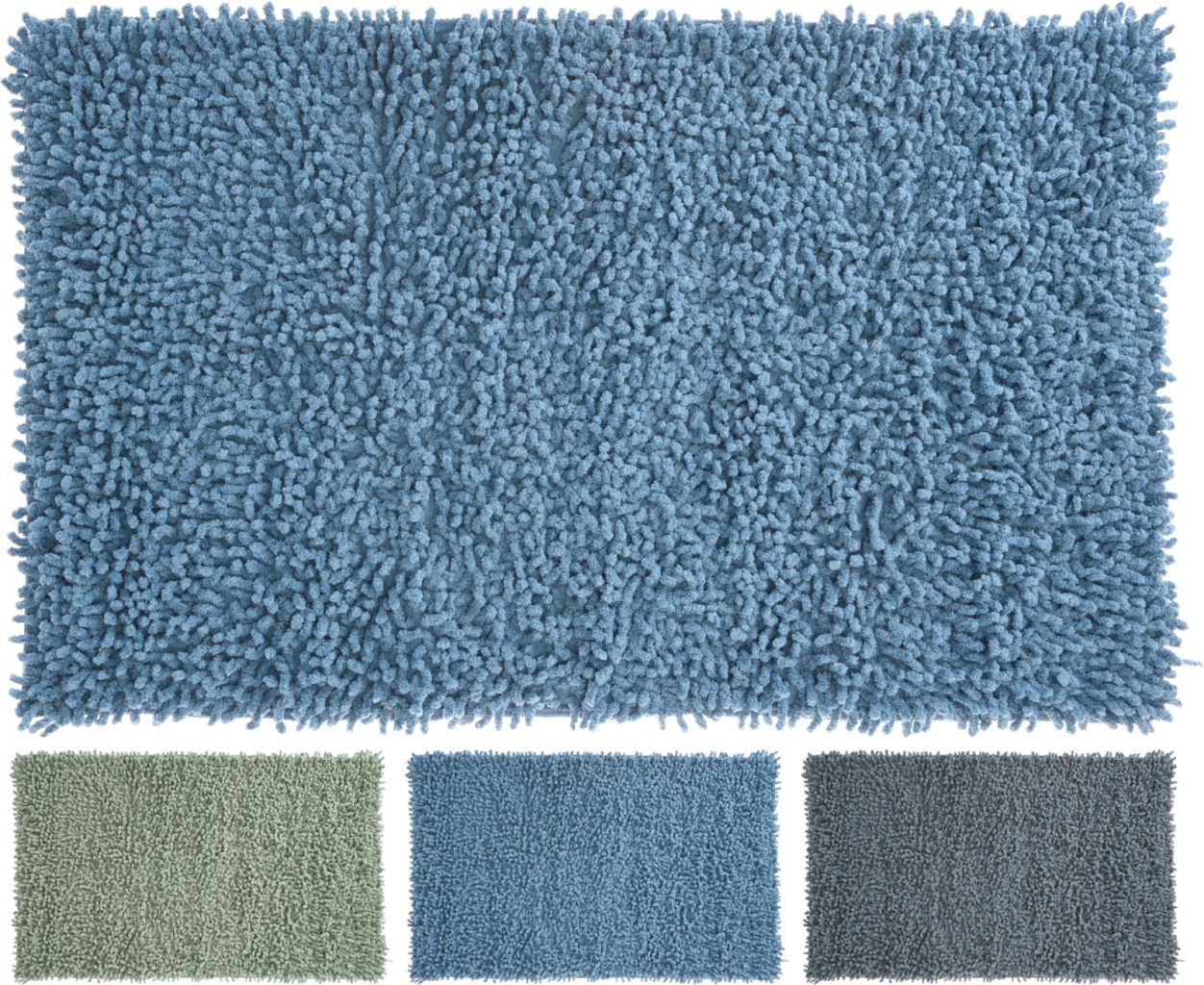 KPM2023-428 / Bathroom Mat 45X75CM 3ASS CLR