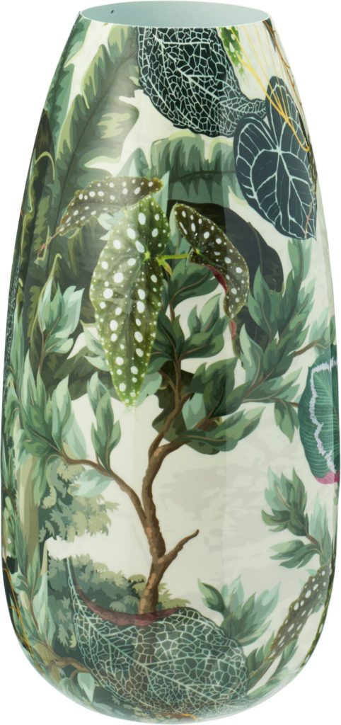 Vase Jungle Print 30cm