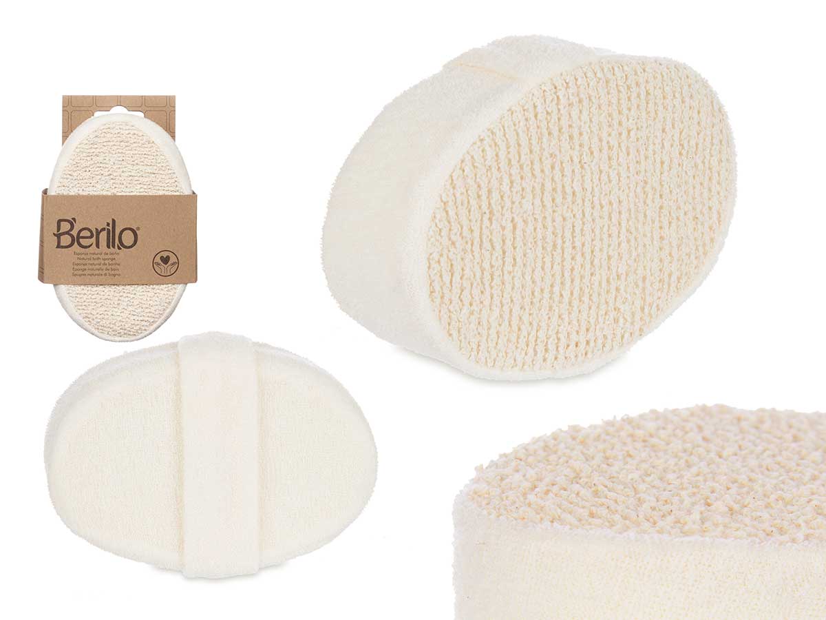 Oval Sponge Natural Tissue