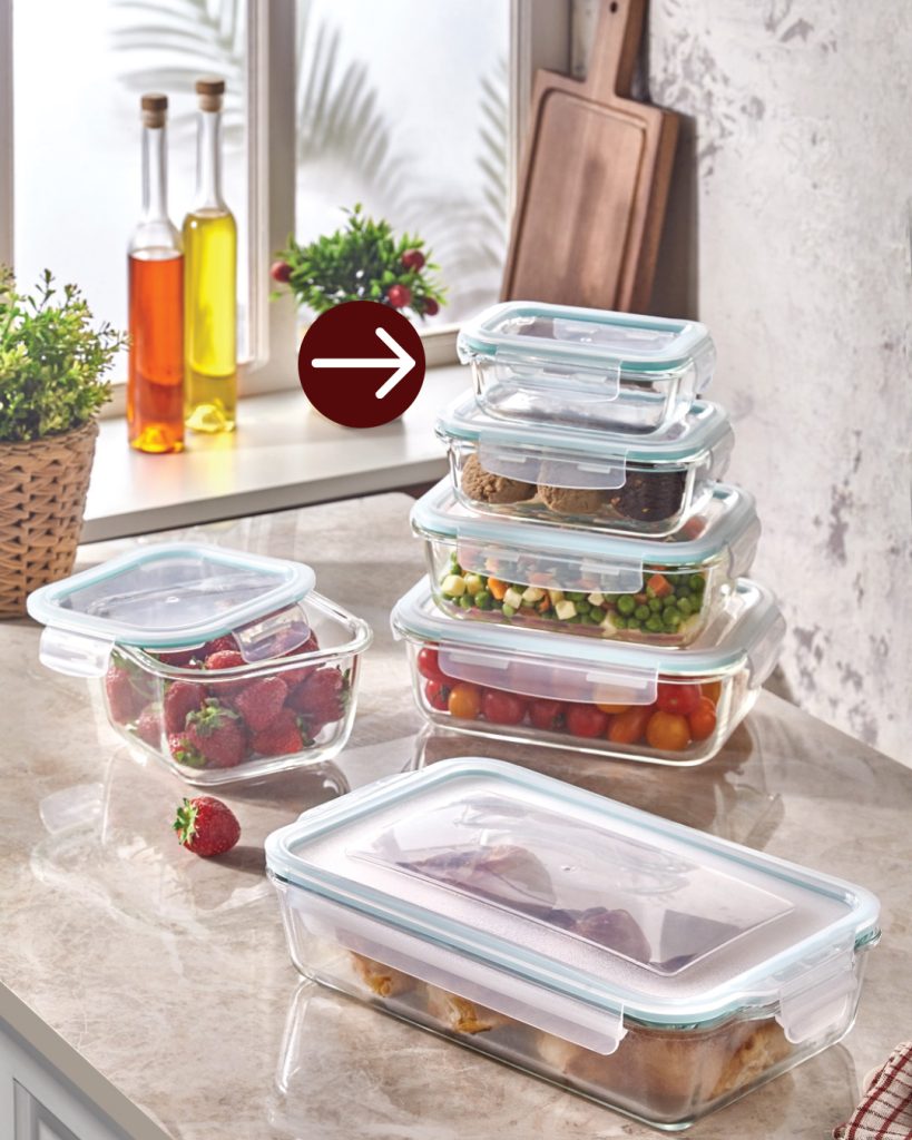 Lock & GO 370ml Cam Saklama Kabı