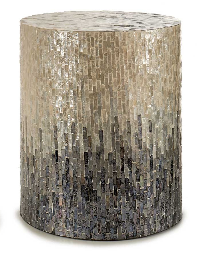 Renoir Maison Koyu Sedef 45 cm Sehpa