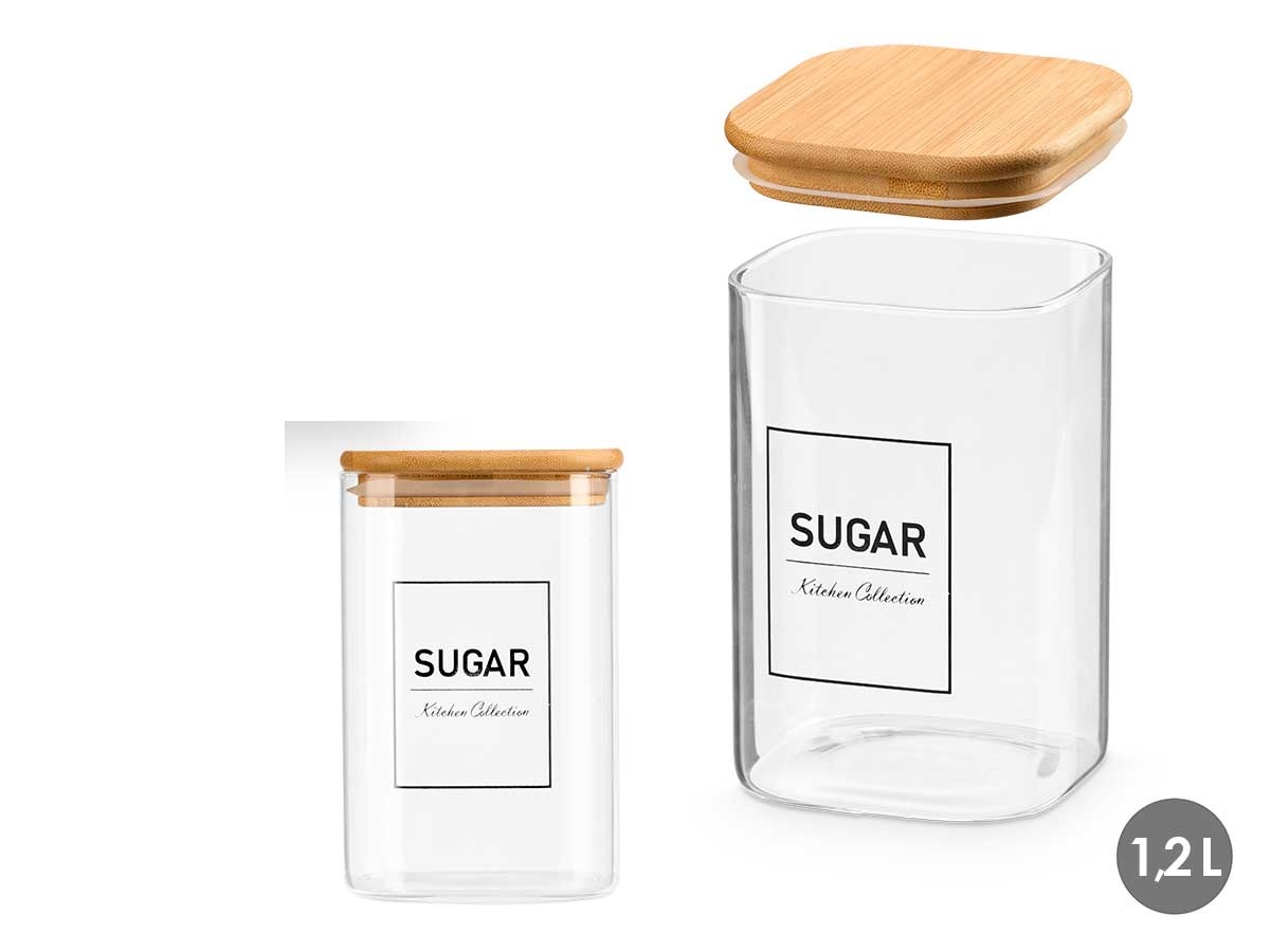 Icon Sugar Borasilicate 1.2lt Saklama Kabı