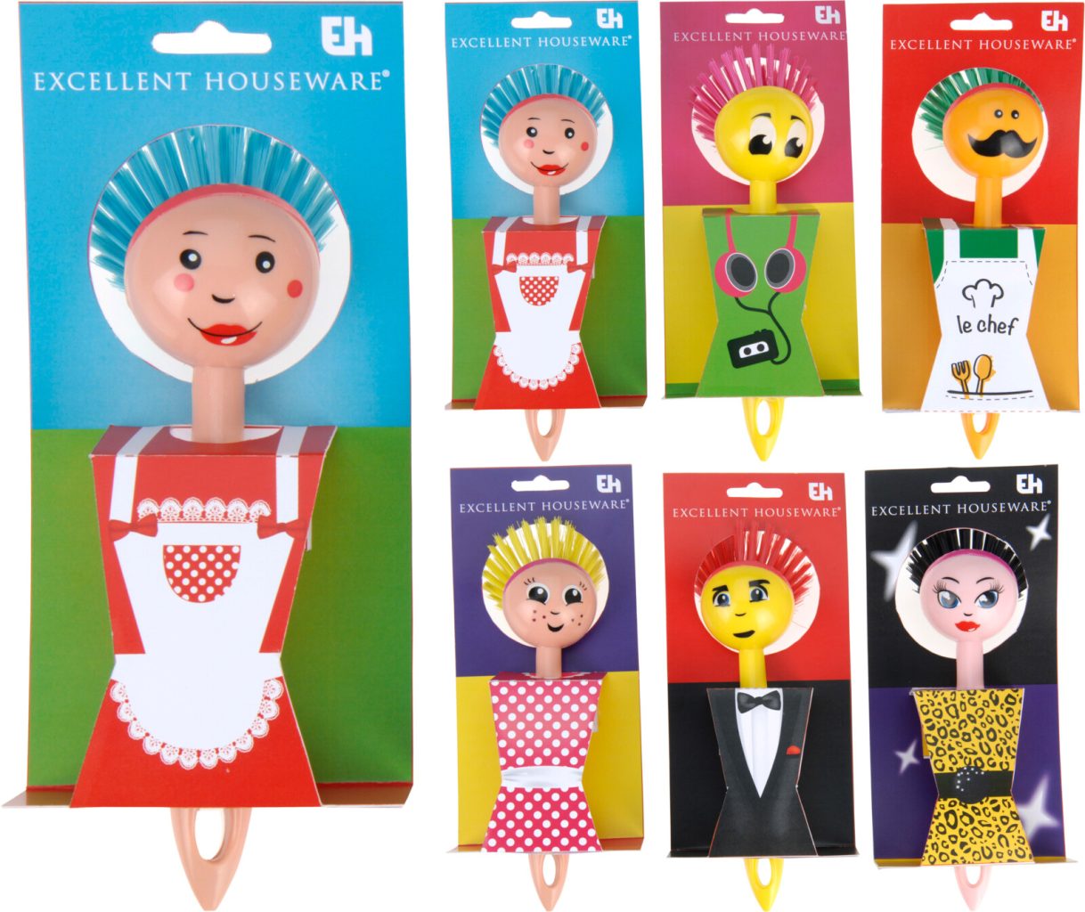 Dishwash Brush PP Figures