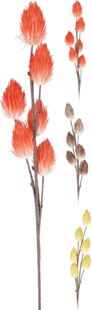 Thistle Branch 109 cm 3ASS Yapay Dekoratif Çiçek Dalı