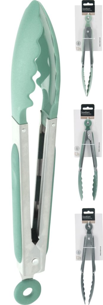 KPM2024-428 / Leaf Tongs 28cm 3ASS CLR