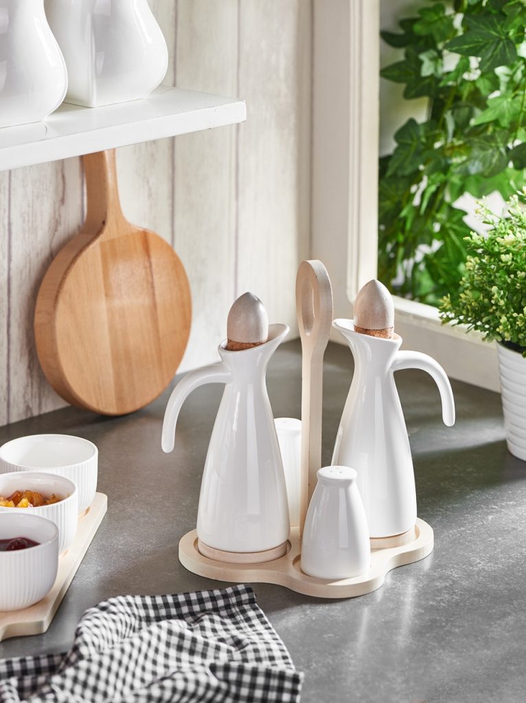 Blanch Bambu Porselen Yaglik Sirkelik Set