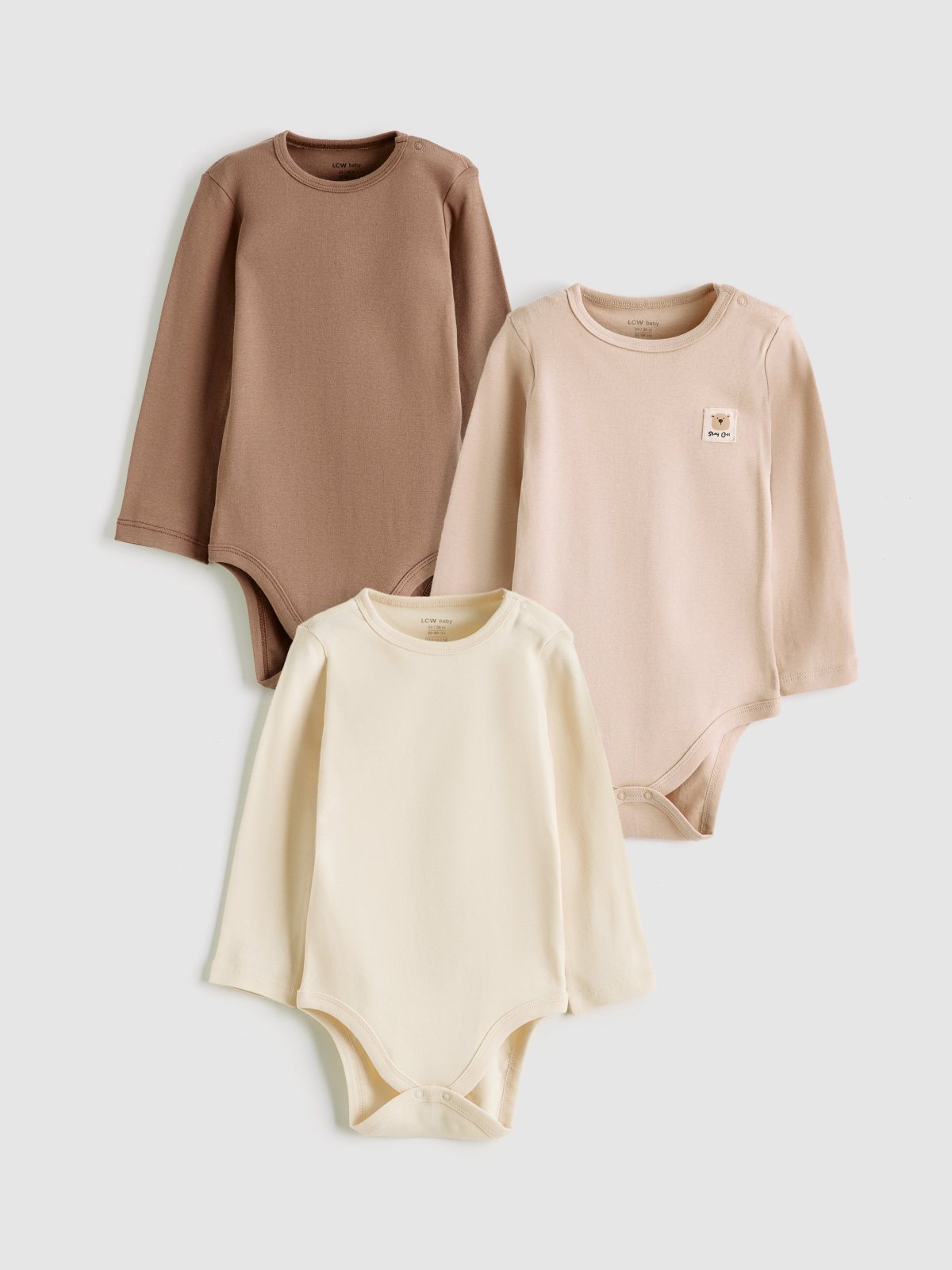 Çıtçıtlı Body BEJ