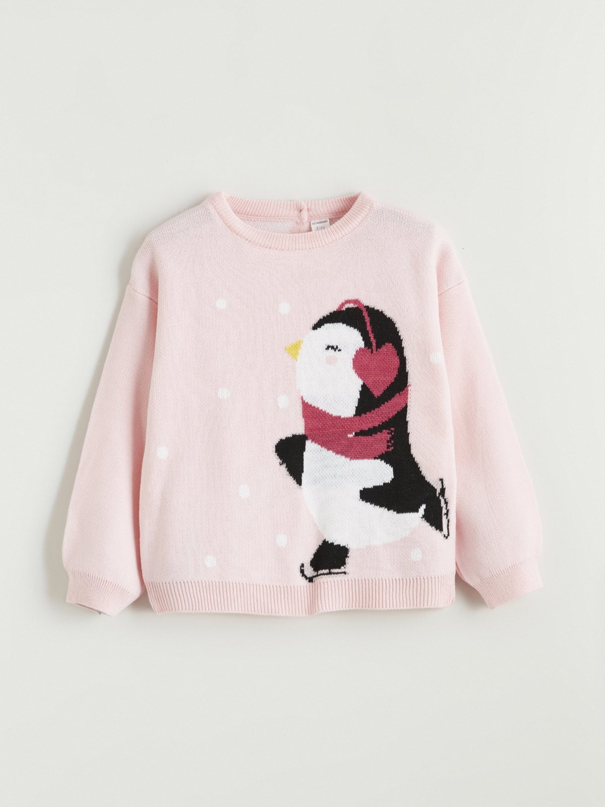 LC Waikiki Pembe Çocuk Kazağı