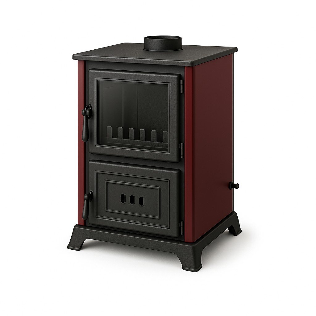 Soba Şömine Bordo 660x4126x756mm