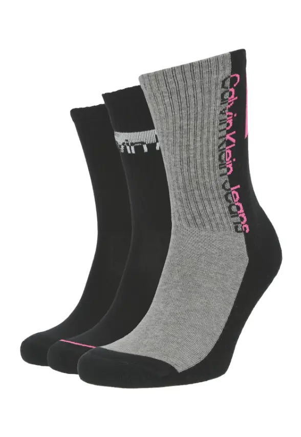 Women Socks Athleisure 3P Black One Size