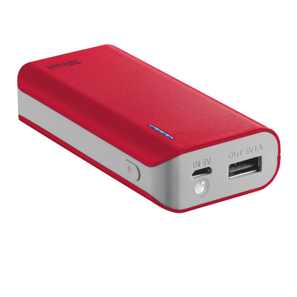 Trust UR 21226 4400 mAh Powerbank-Kirmiz