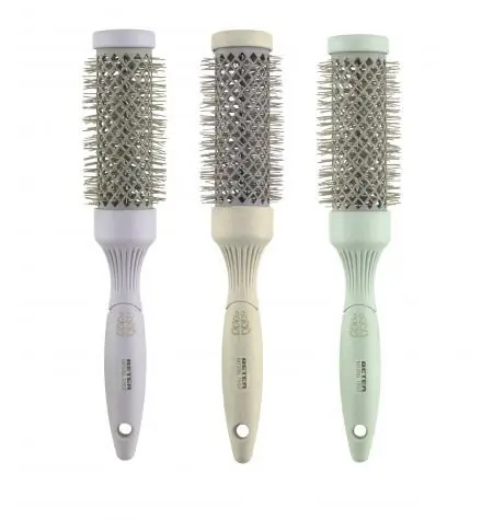 Natural Fiber - Ceramic thermal hairbrush