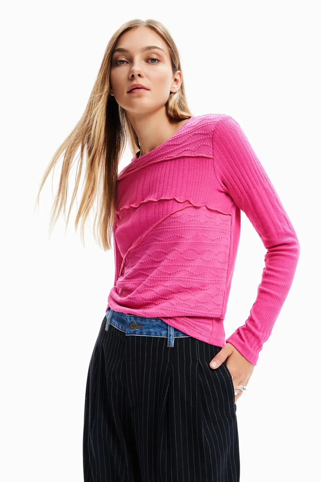 Desigual TS Pradero 3002 Fuchsia S
