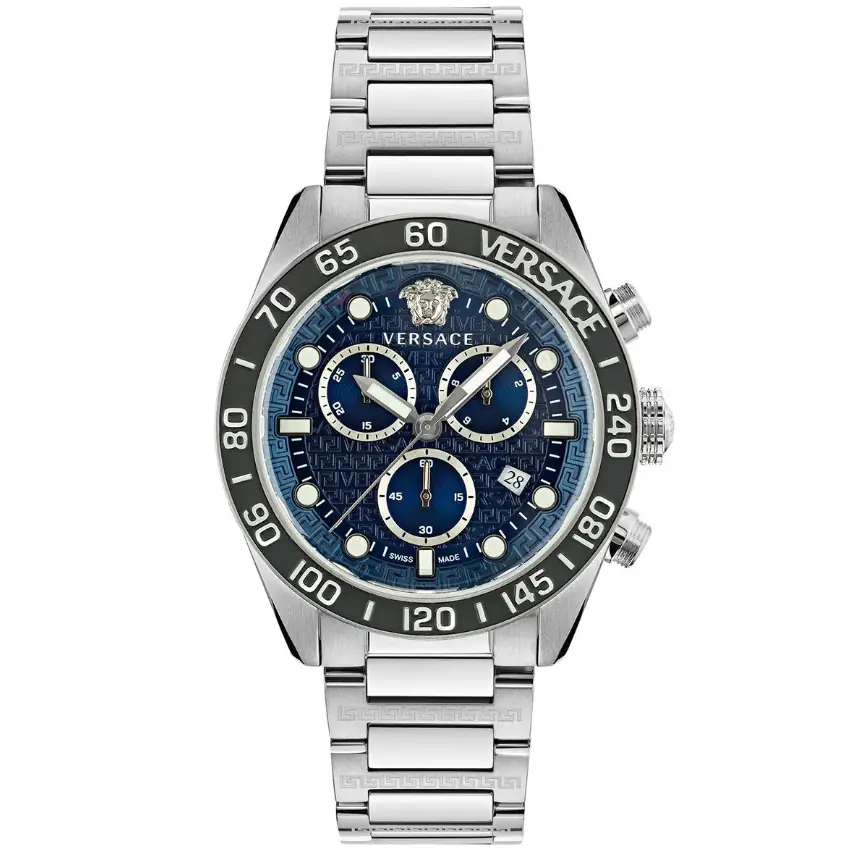 Metallic Grey Stainless Steel Men's Watch VRSCVE6K00323
