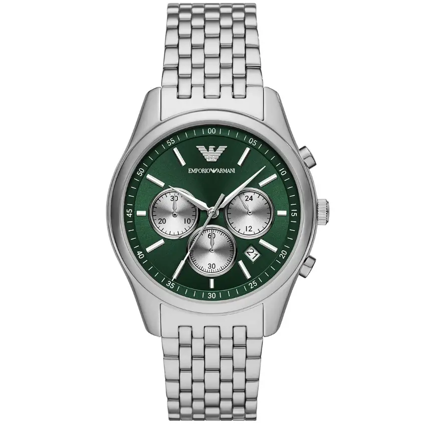 Silver Chronograph Stainless Steel Men's WatchAR11581