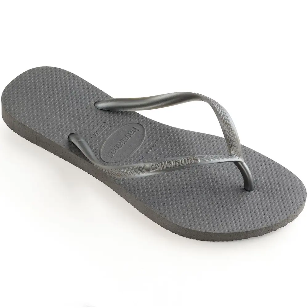 Slim Steel Grey Slippers