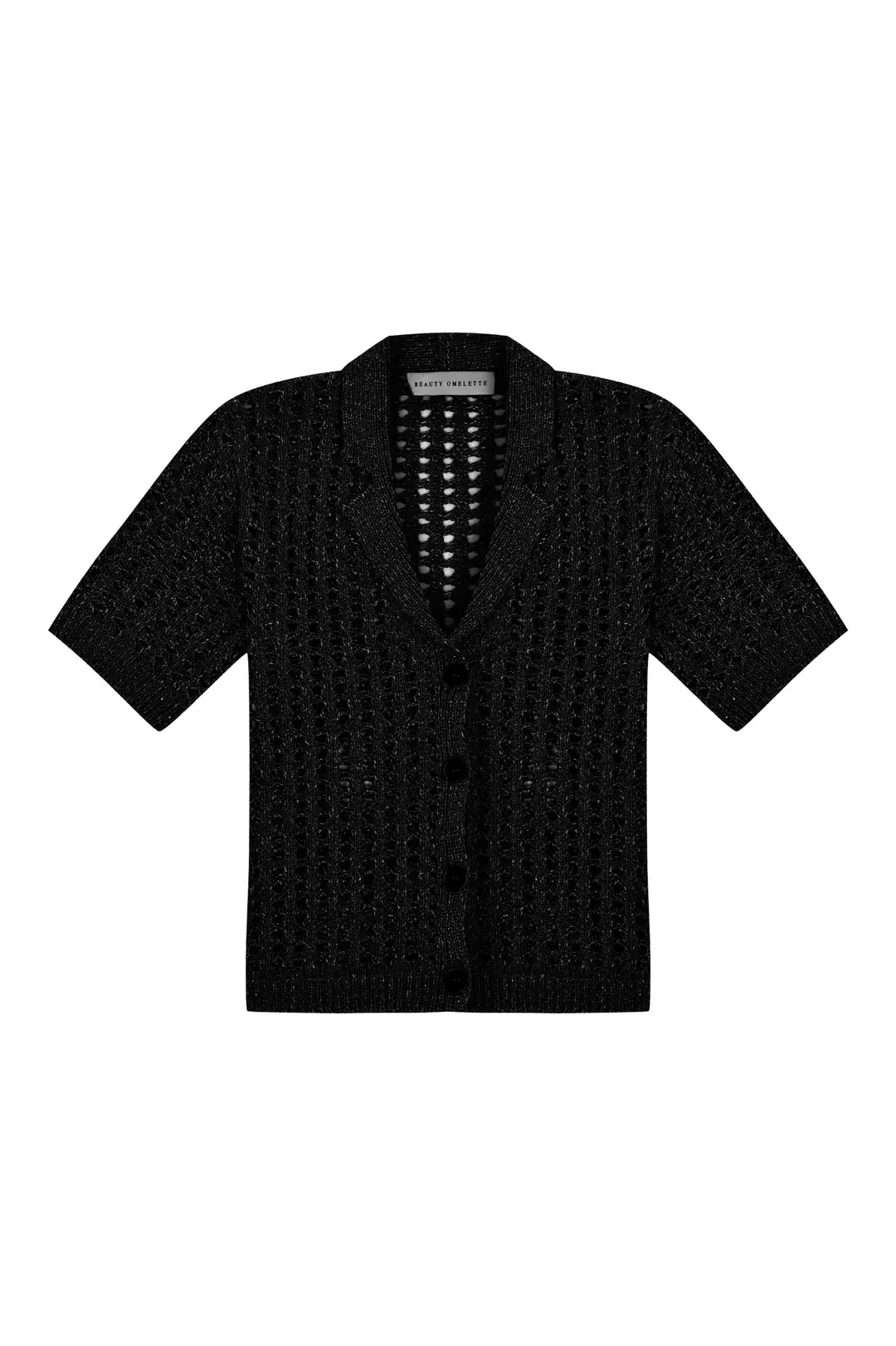 Black Ajouré Shirt
