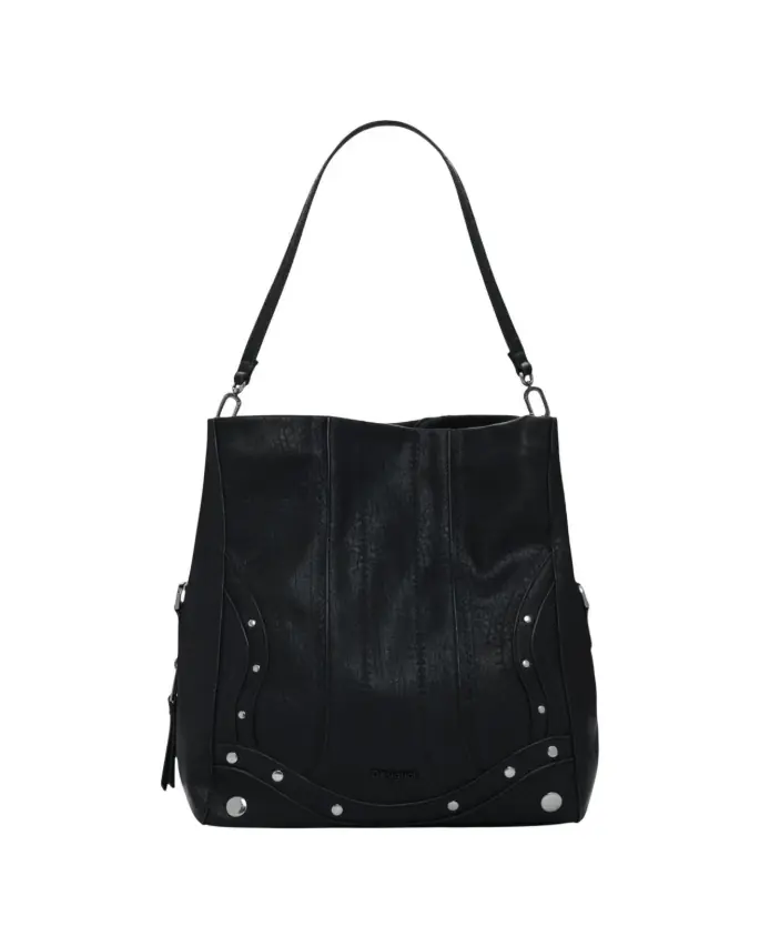 Embro Patch Loverty Black Shoulder Bag