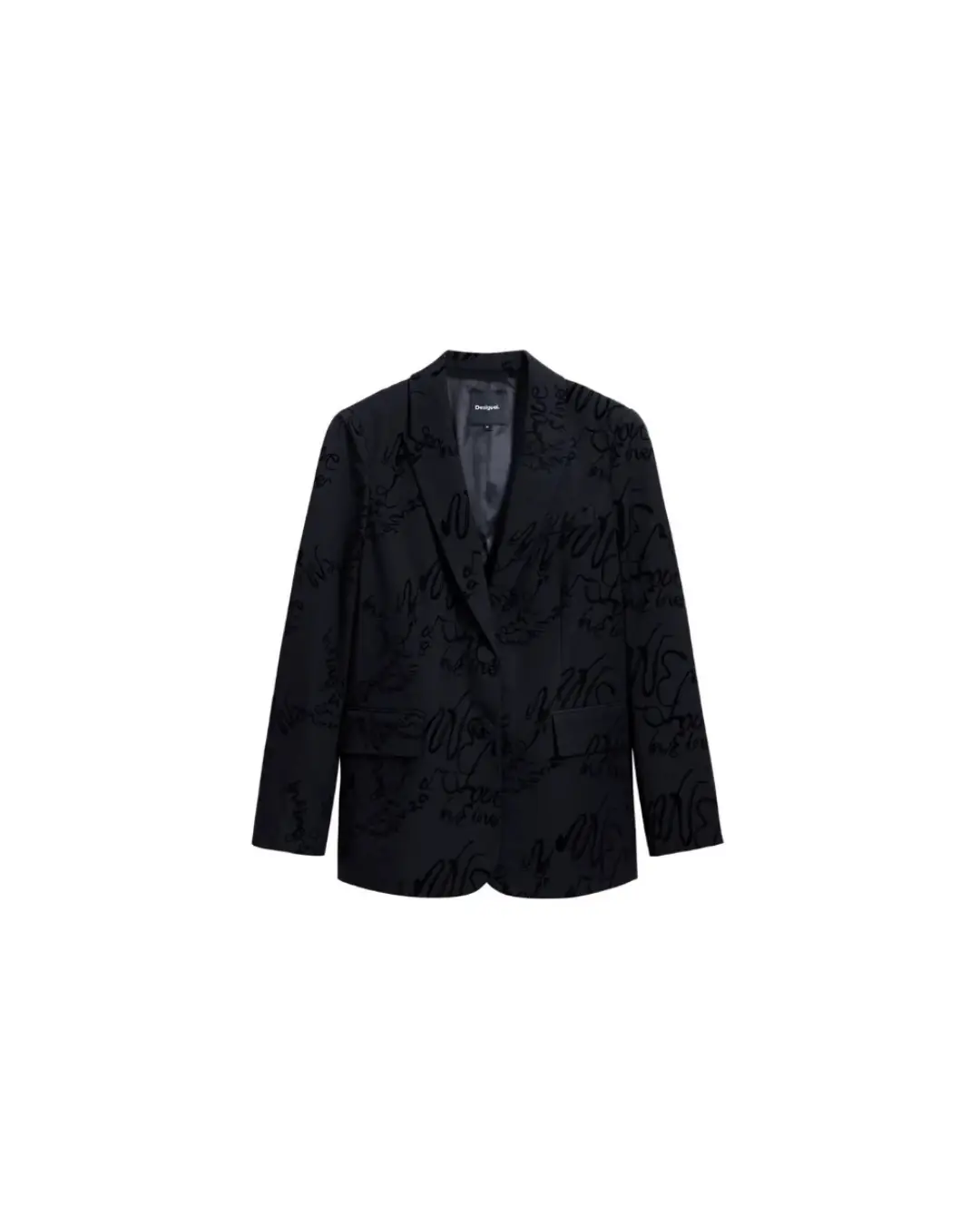 Flockarty Black Blazer Coat