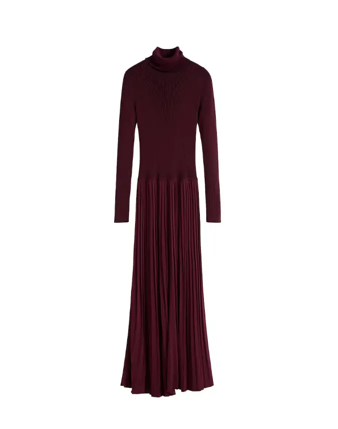 Vest Sigritt Burgundy Dress