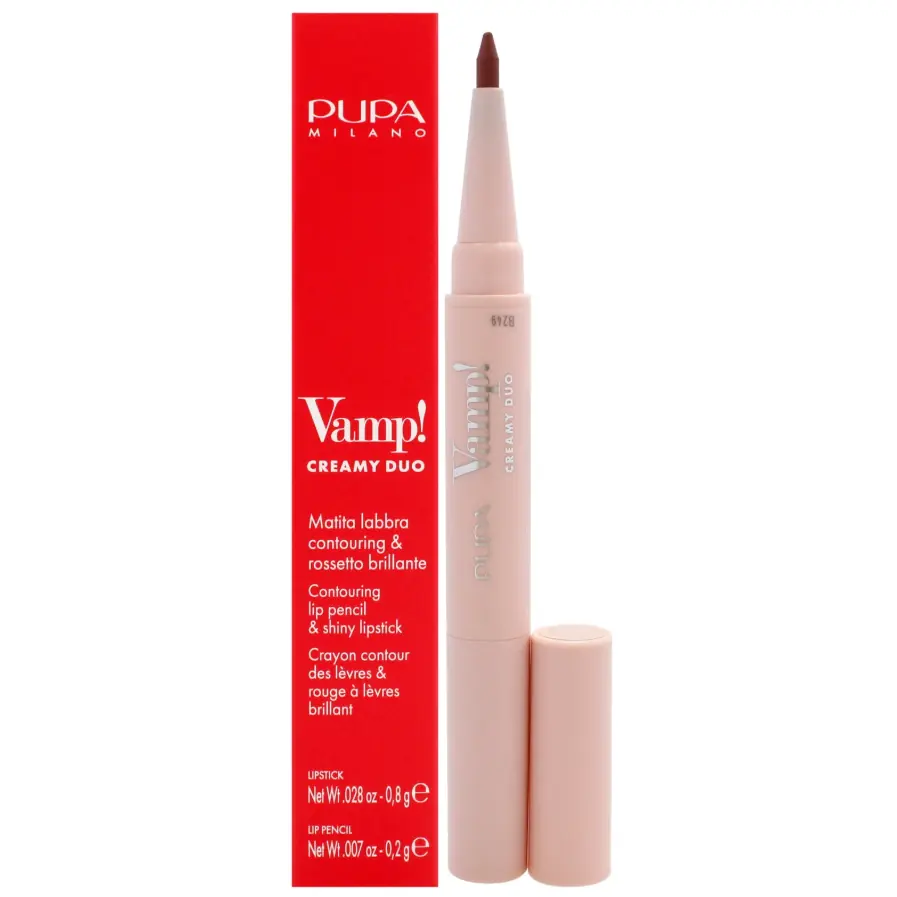 Pupa Milano Vamp! Creamy Lip Pencil&Shiny Lipstick-003 Warm Nude