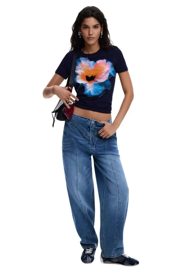 Degrad Denim Trouser
