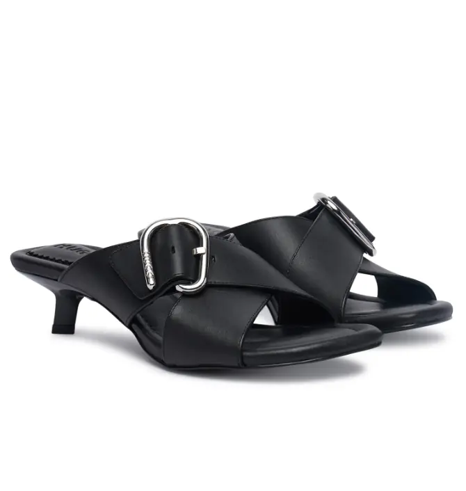 Hugo Red Amaryl Mules Heels 50563662