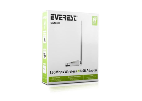 Everest EWN-311 150Mbps USB Kablosuz Adaptör