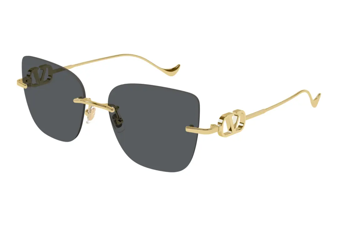 Gold Cat Eye Sunglasses VG0033S-001