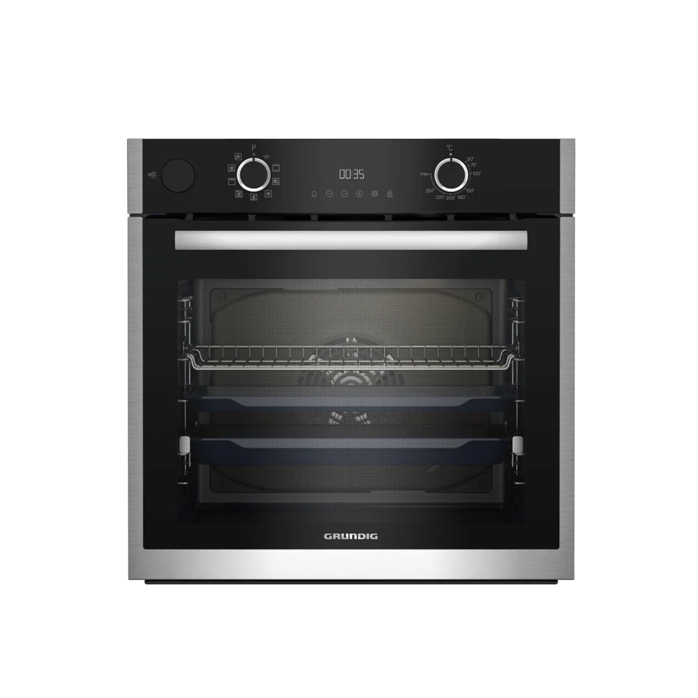 GEBD 12302B Grundig Ankastre Siyah Cam Fırın