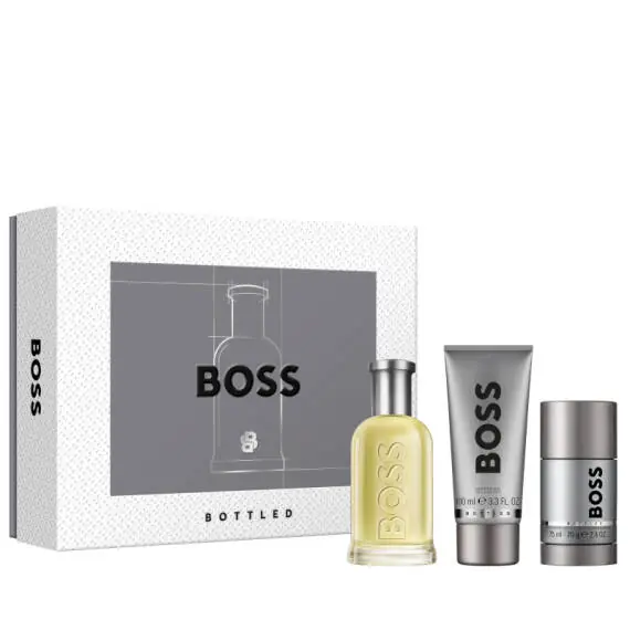Boss Bottled EDT 100ml + Shower Gel 100ml + Deo 75ml