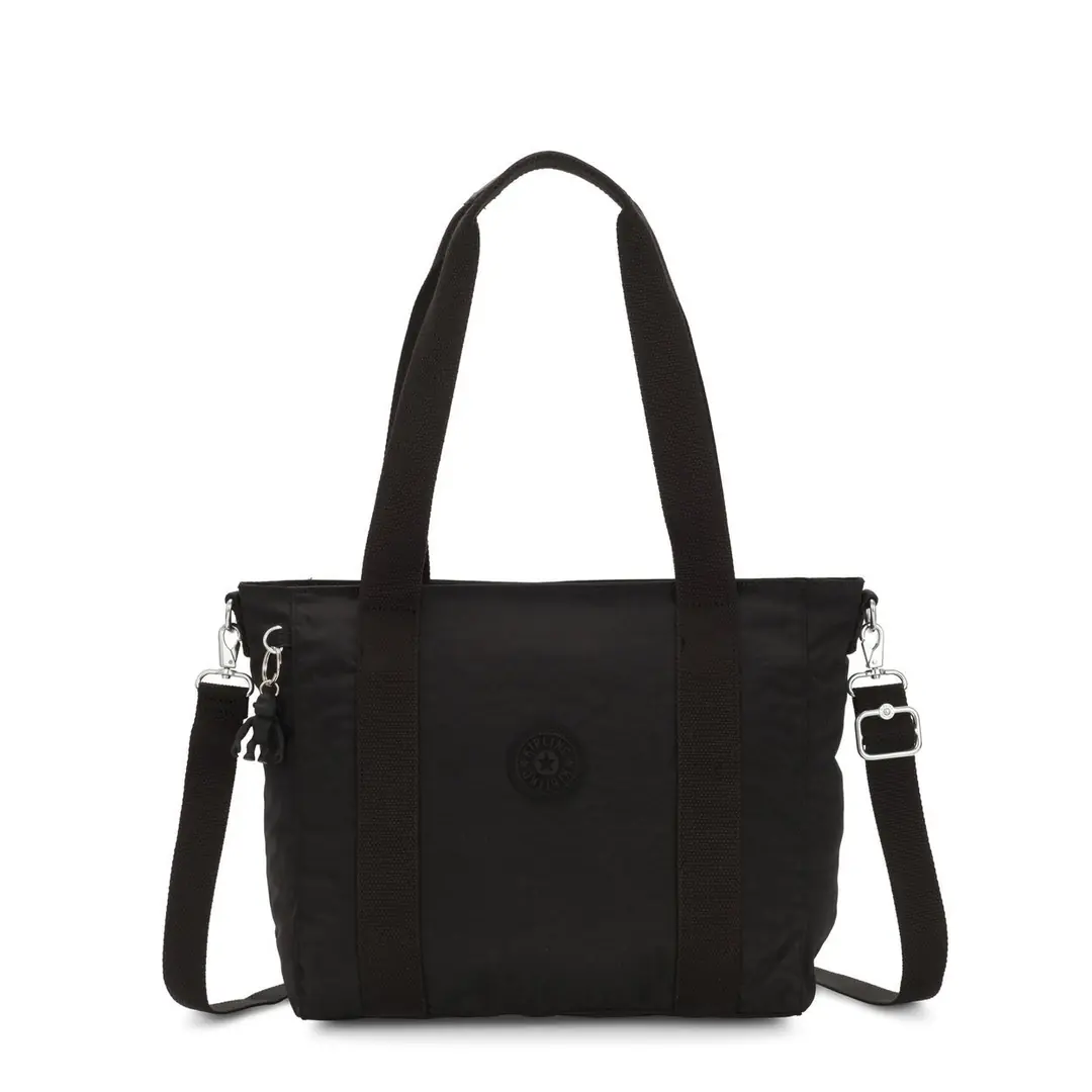 Small Tote with Detachable Shoulder Strap Black Noir