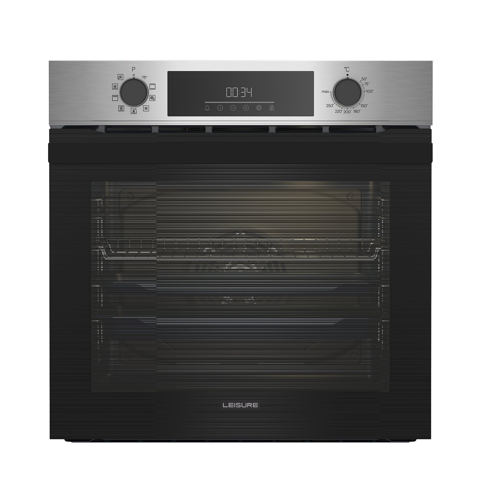 PFL 9944 I Leisure Ankastre Inox Siyah Cam Fırın