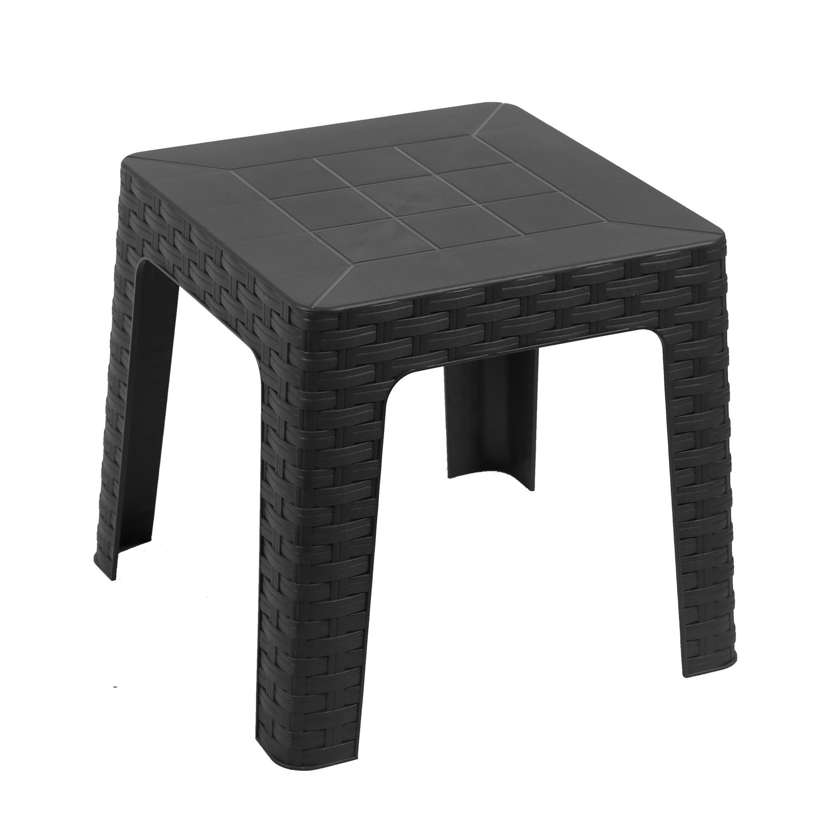 Monaco Starlux Rattan Sehpa Antrasit