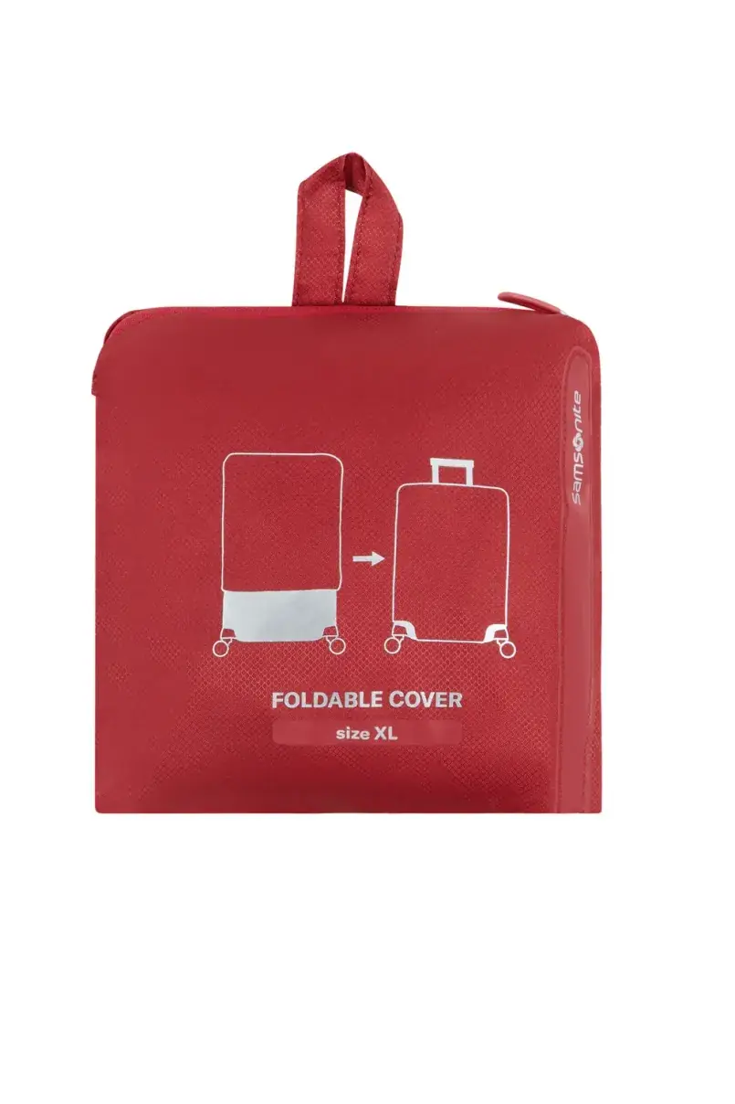 Travel Accessories - Black Foldable Luggage Cover Size - XL