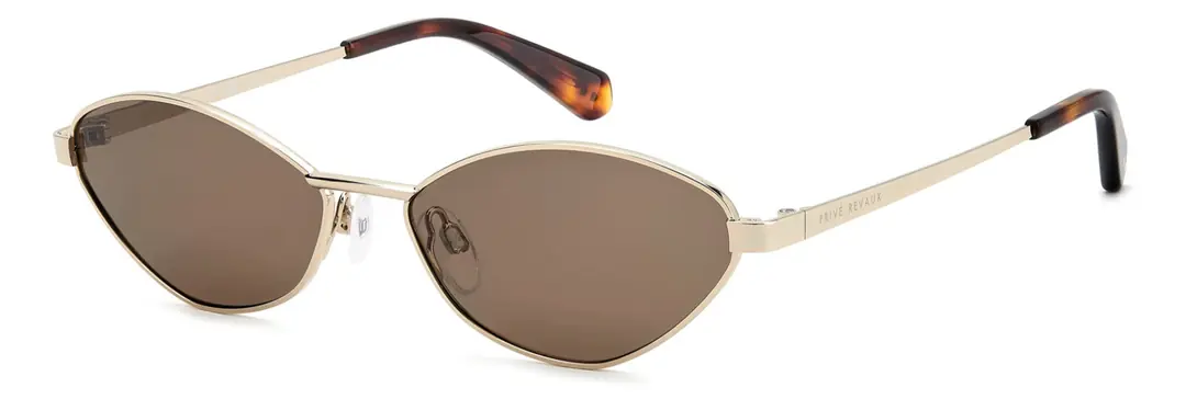Brown Gold Metal Sunglasses PR3014/G/S