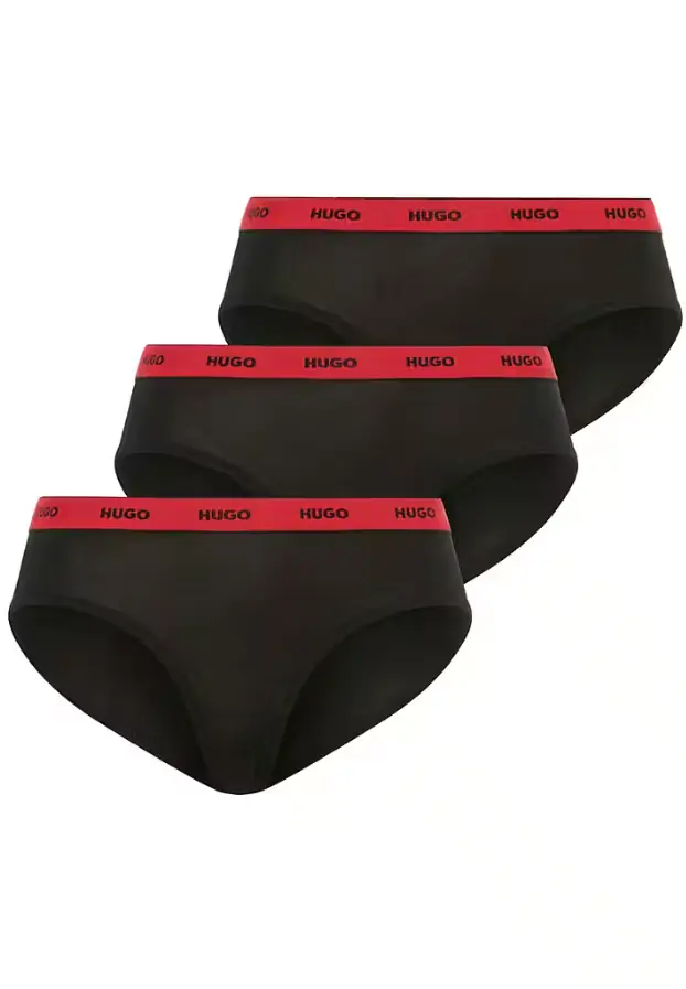 Hugo Red Triplet Brief Stripe 10240727