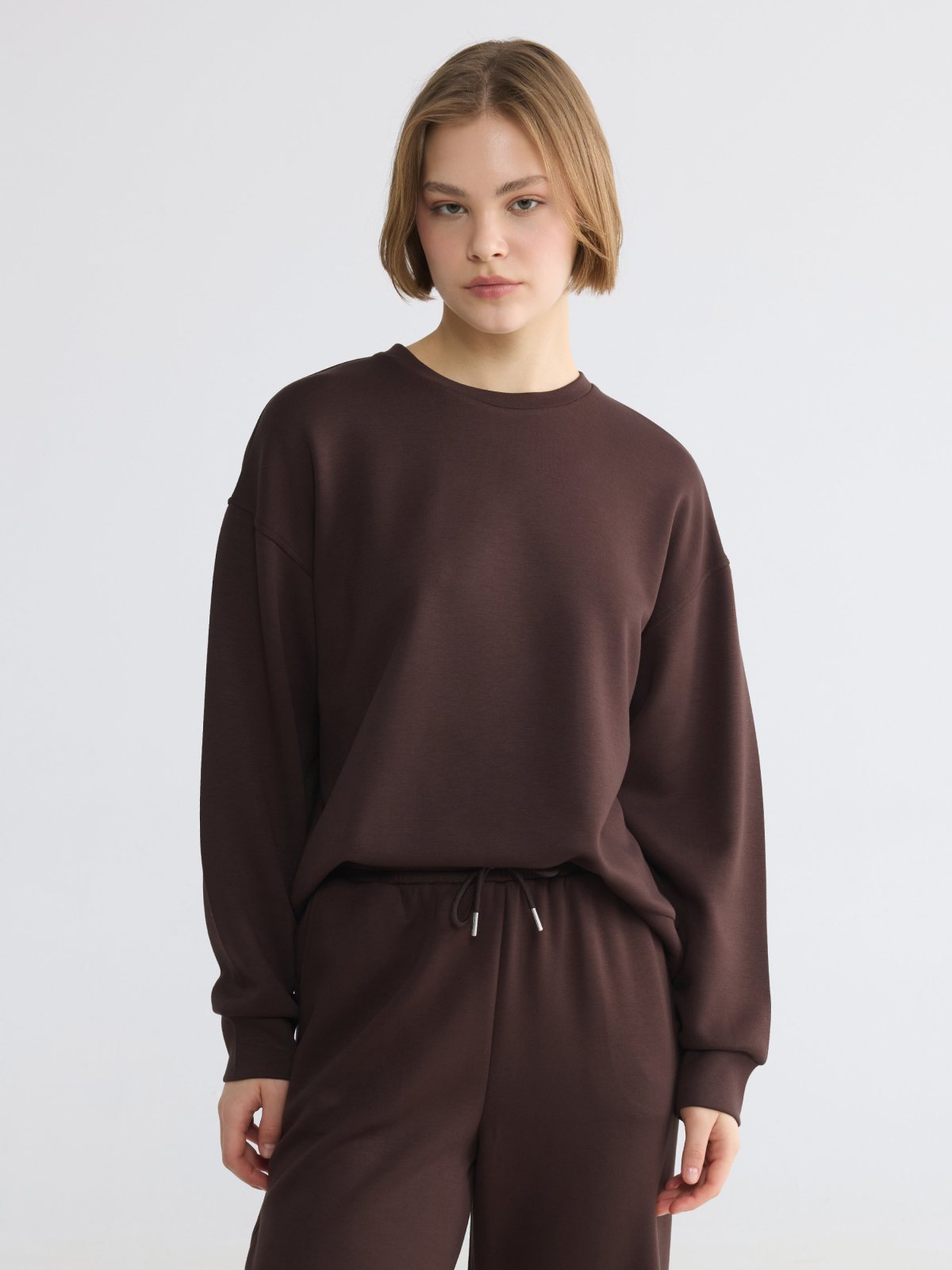 Sweatshirt KAHVERENGİ