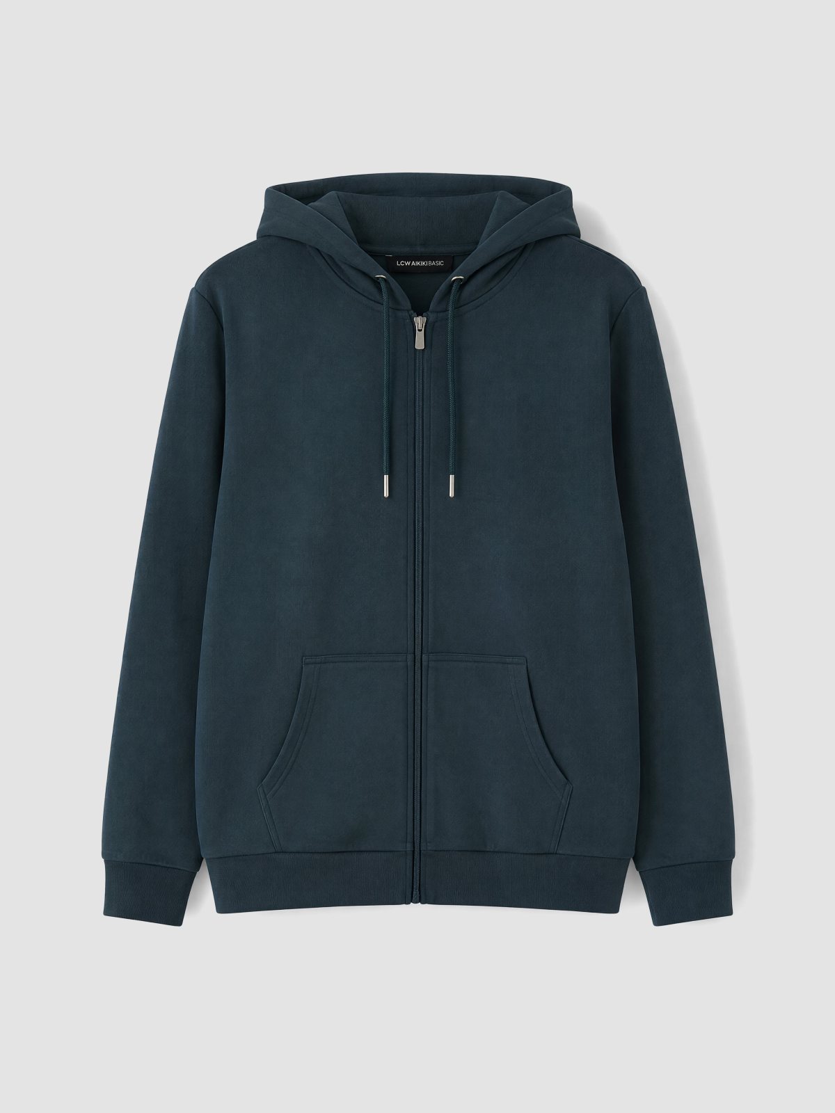 Fermuarlı Sweatshirt KOYU PETROL