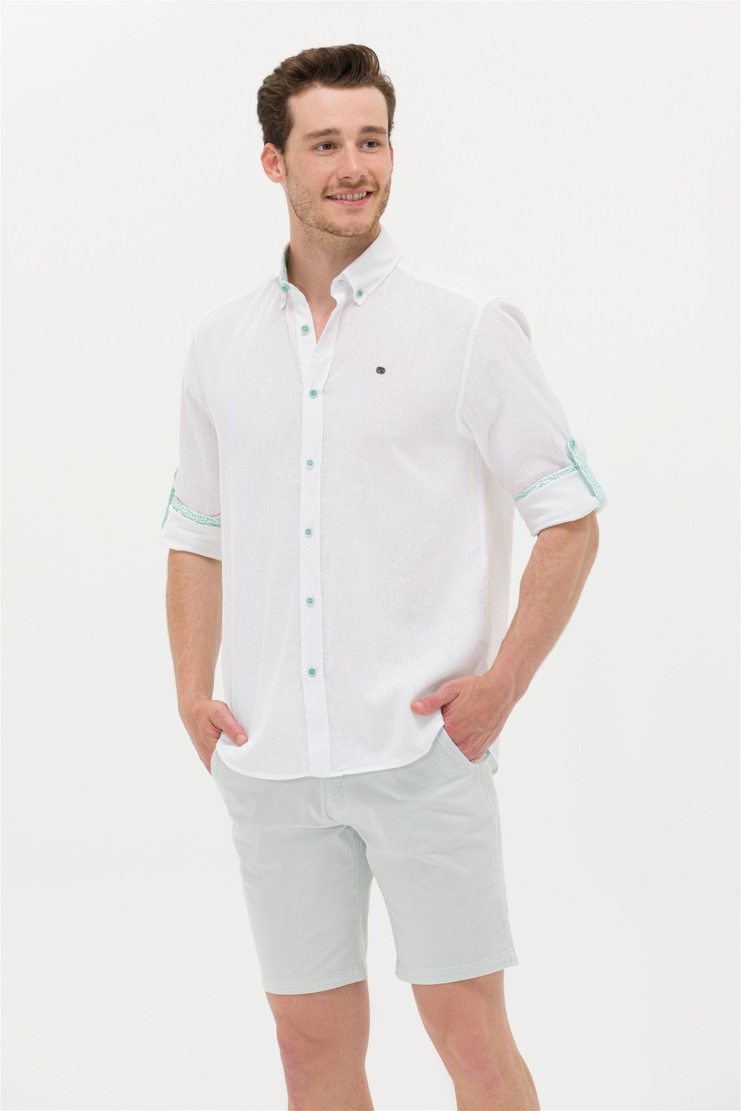 U.S. Polo Assn. Erkek Dokuma Gömlek